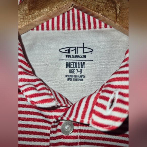 Boys Size Medium Georgia Polo - Picture 2 of 3